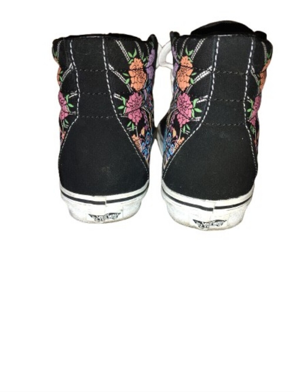 Vans Sk8-Hi "Día de Muertos" Sugar Skull High-Top Sneakers - Men's 6 / Women's 7 - Picture 6 of 13